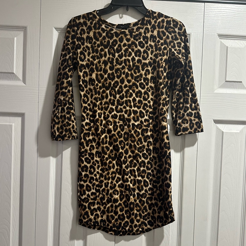 Rue21 Cheetah Mini Dress/long shirt